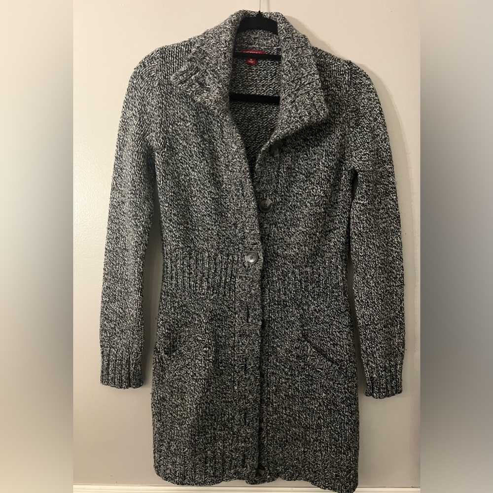 Black and white cardigan size M